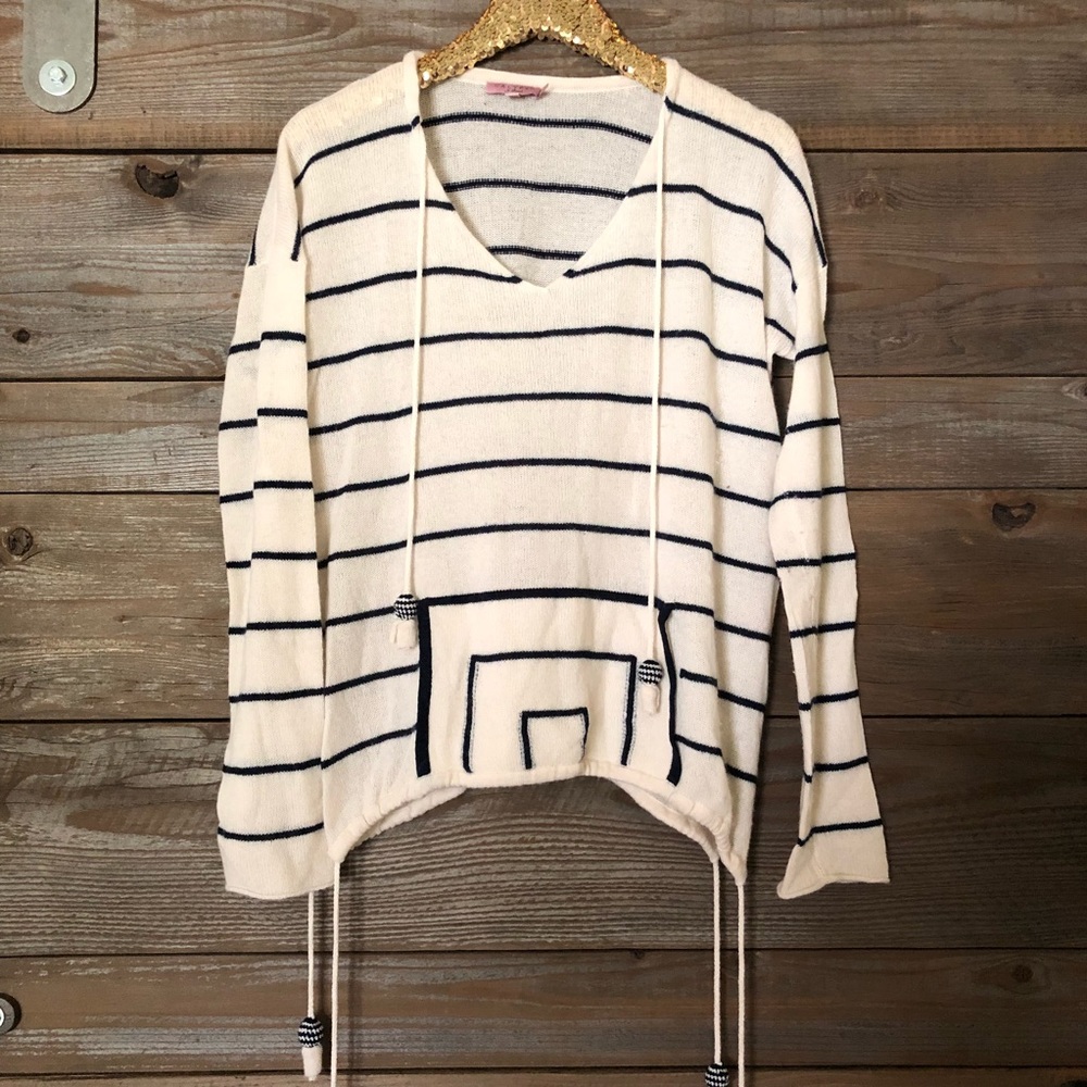 Calypso St. Barth - Stripe Tassel Sweater